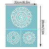 Self-Adhesive Silk Screen Printing Stencil DIY-WH0173-047-03-1