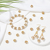40Pcs Brass Rhinestone Beads RB-UN0001-21-2
