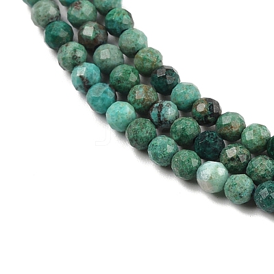 Natural Chrysocolla Beads Strands G-P514-A03-02-A-1