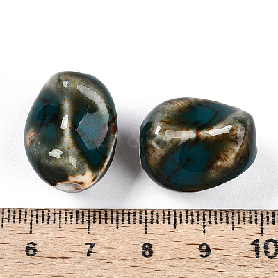 Handmade Porcelain Beads PORC-N008-06E-1