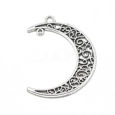 Tibetan Style Alloy  2-Loop Link Pendants TIBE-S299-062AS-RS-1