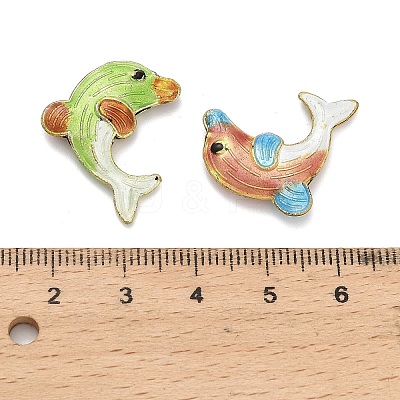 Handmade Cloisonne Beads CLB-Z001-06G-1
