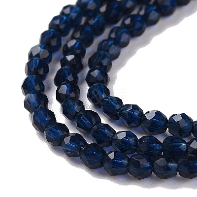 Transparent Glass Beads Strands GLAA-H021-04-28-1