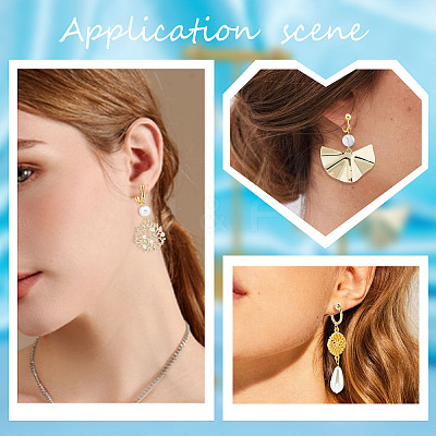 18Pcs 3 Style Brass Clip-on Earring Findings FIND-SC0003-96G-1