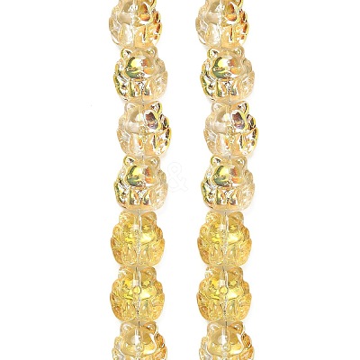 Electroplate Glass Bead Strands EGLA-H110-01HP-01-1