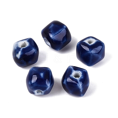 Vintage Handmade Porcelain Beads PORC-N013-18-04-1