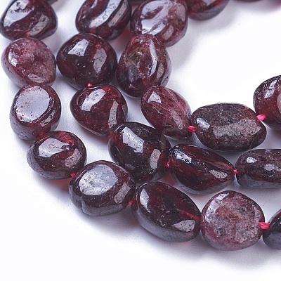 Natural Garnet Beads Strands X-G-P433-04-1
