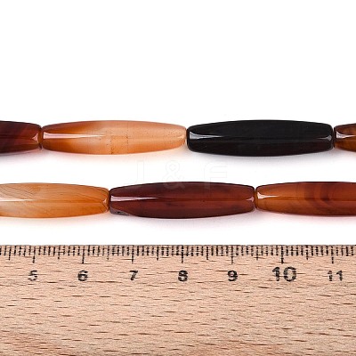 Dyed Natural Agate Beads Strands G-T144-54A-01-1
