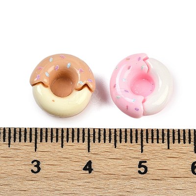 Opaque Resin Cabochons RESI-H166-25E-1