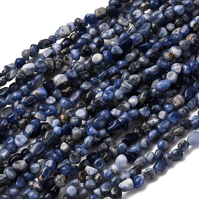Natural Sodalite Beads Strands G-I389-A08-1