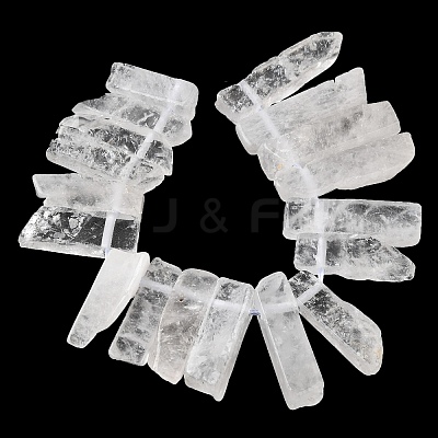 Natural Quartz Crystal Beads Strands G-S386-D01-1