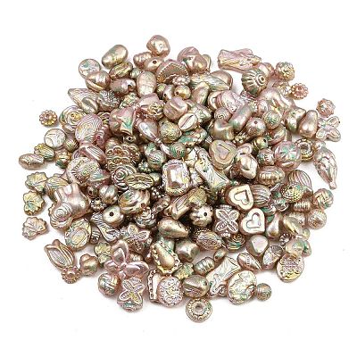 Antiqued Acrylic Beads AC-CBAAA05-01C-1