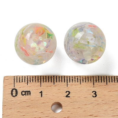Transparent Resin with Paillette Beads RESI-G110-01D-1