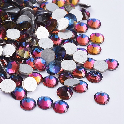 Glass Flat Back Rhinestone RGLA-C002-SS16-568-1