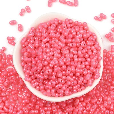 Baking Paint Glass Seed Beads SEED-L011-09A-16-1