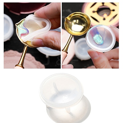 Silicone Bowl Sealing Wax Spoons Clean Tool TOOL-R125-02B-1