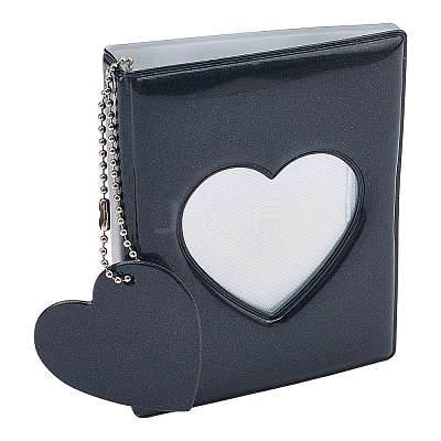 1Pc 3 Inch Mini PU Leather Cover Photo Albums AJEW-CN0005-86-1