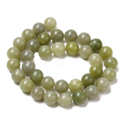 Natural Green Jade Beads Strands G-K340-A02-03-1