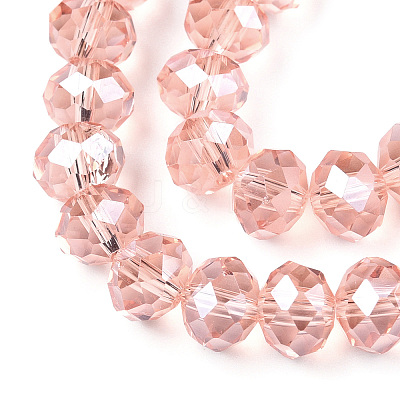 Electroplate Glass Beads Strands EGLA-A034-T3mm-A34-1