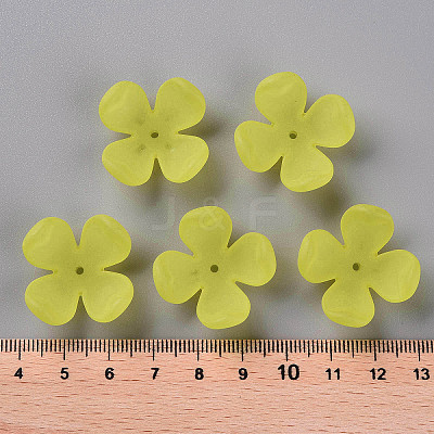 Frosted Acrylic Bead Caps MACR-S371-06A-717-1