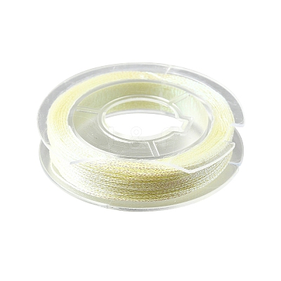 (Defective Closeout Sale: Broken Spool) 12 Rolls Polyester Metallic Threads OCOR-XCP0002-62-1