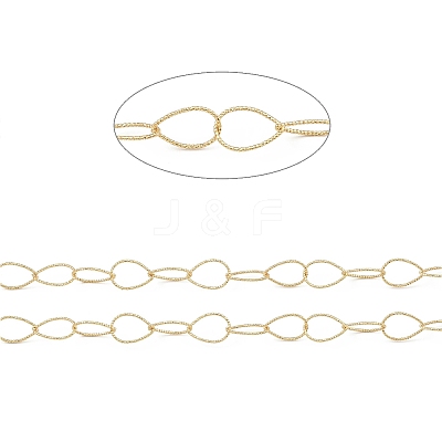 Brass Hollow Rhombus Link Chains CHC-M025-03G-1