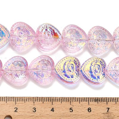 Electroplate Baking Paint Glass Beads Strands EGLA-K061-13A-AB04-1