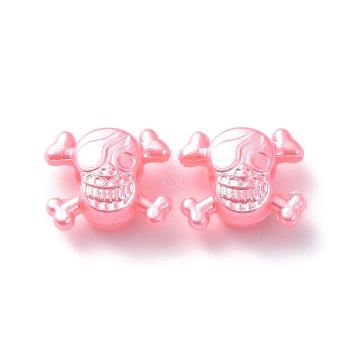 Imitation Pearl Acrylic European Beads OACR-G014-10-1