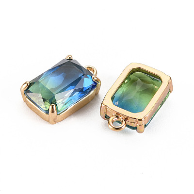 Gradient Color Glass Pendants GLAA-S193-008-A07-1