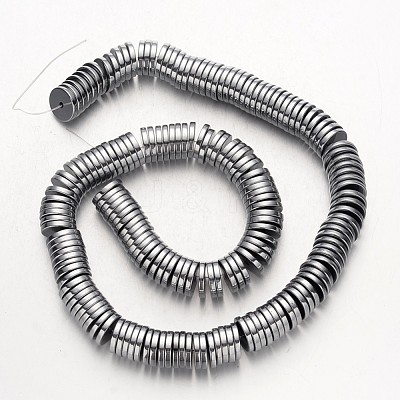 Electroplate Non-magnetic Synthetic Hematite Beads Strands G-F300-17A-01-1