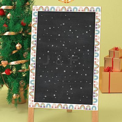 Rainbow Bulletin Board Border Stickers Roll DIY-K038-02-1
