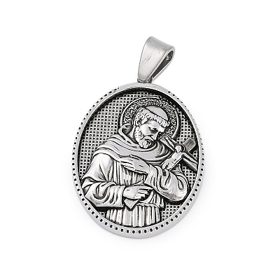 304 Stainless Steel Pendants LS-STAS-M103-01AS-06-1
