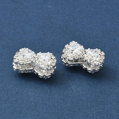 Brass Micro Pave Cubic Zirconia Beads KK-S336-05S-02A-1