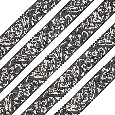 Ethnic Style Embroidery Polycotton Ribbons OCOR-WH0066-22A-1