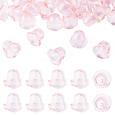 30Pcs Acrylic Bead Caps for Wind Chimes Making TACR-TA0001-69G-1