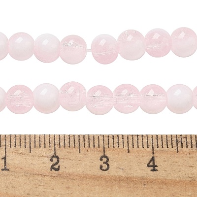 Crackle Glass Beads X1-GLAA-U001-6mm-12-1