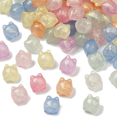 Luminous Transparent Acrylic Beads OACR-B031-20-1