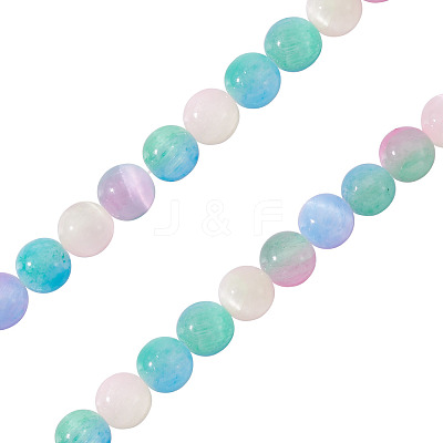 1 Strand Natural Selenite Beads Strands G-TA0002-87C-1