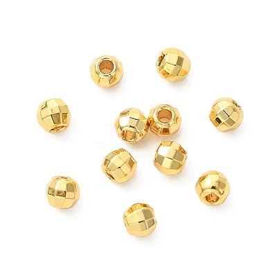SHEGRACE Brass Round Beads XGRPCU698-291G-1
