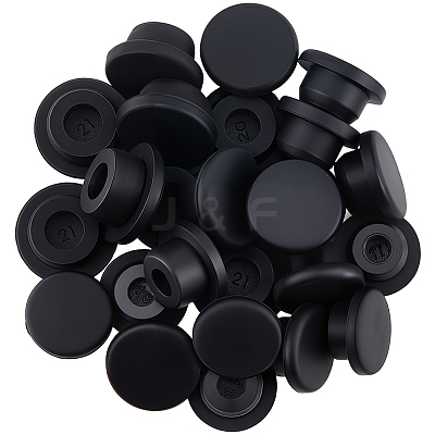 30Pcs 5 Styles Silicone Hole Plugs AJEW-GF0011-63D-1
