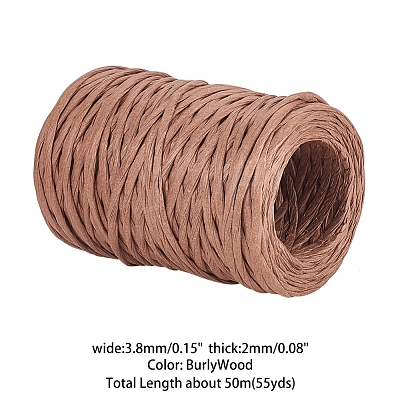 Paper Cords for DIY Jewelry Making OCOR-WH0032-52-1