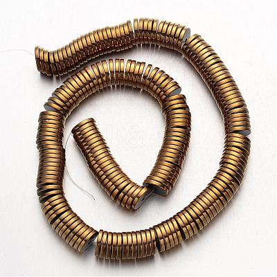 Electroplate Non-magnetic Synthetic Hematite Beads Strands G-F300-17A-03-1