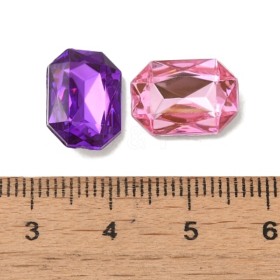 Imitation Taiwan Acrylic Rhinestone Cabochons GACR-A010-10x14mm-M-1