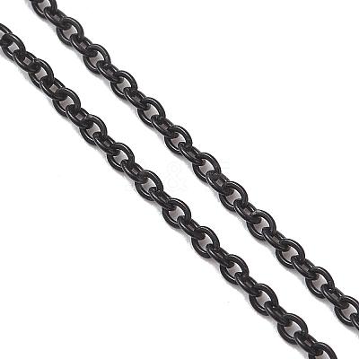 2MM 304 Stainless Steel Cable Chain Slider Necklace Making AJEW-JB01501-1