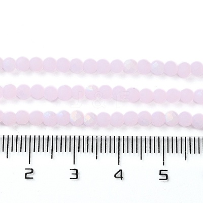 Imitation Jade Glass Beads Strands X-EGLA-A034-J3mm-MB02-1