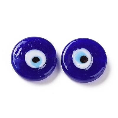 Handmade Evil Eye Lampwork Beads X-LAMP-E026-01C-1