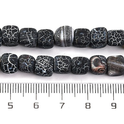 Natural Weathered Agate Beads Strands G-G177-E19-04-1