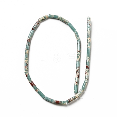 Synthetic Shoushan Stone Beads Strands G-I326-06-1