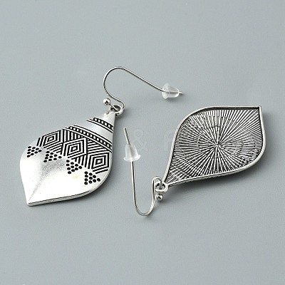 Bohemia Alloy Geometric Dangle Earrings for Women EJEW-WH0004-48A-1