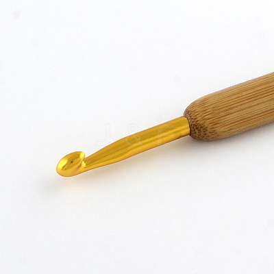 Bamboo Handle Aluminium Crochet Hook Needles Sets TOOL-R090-1